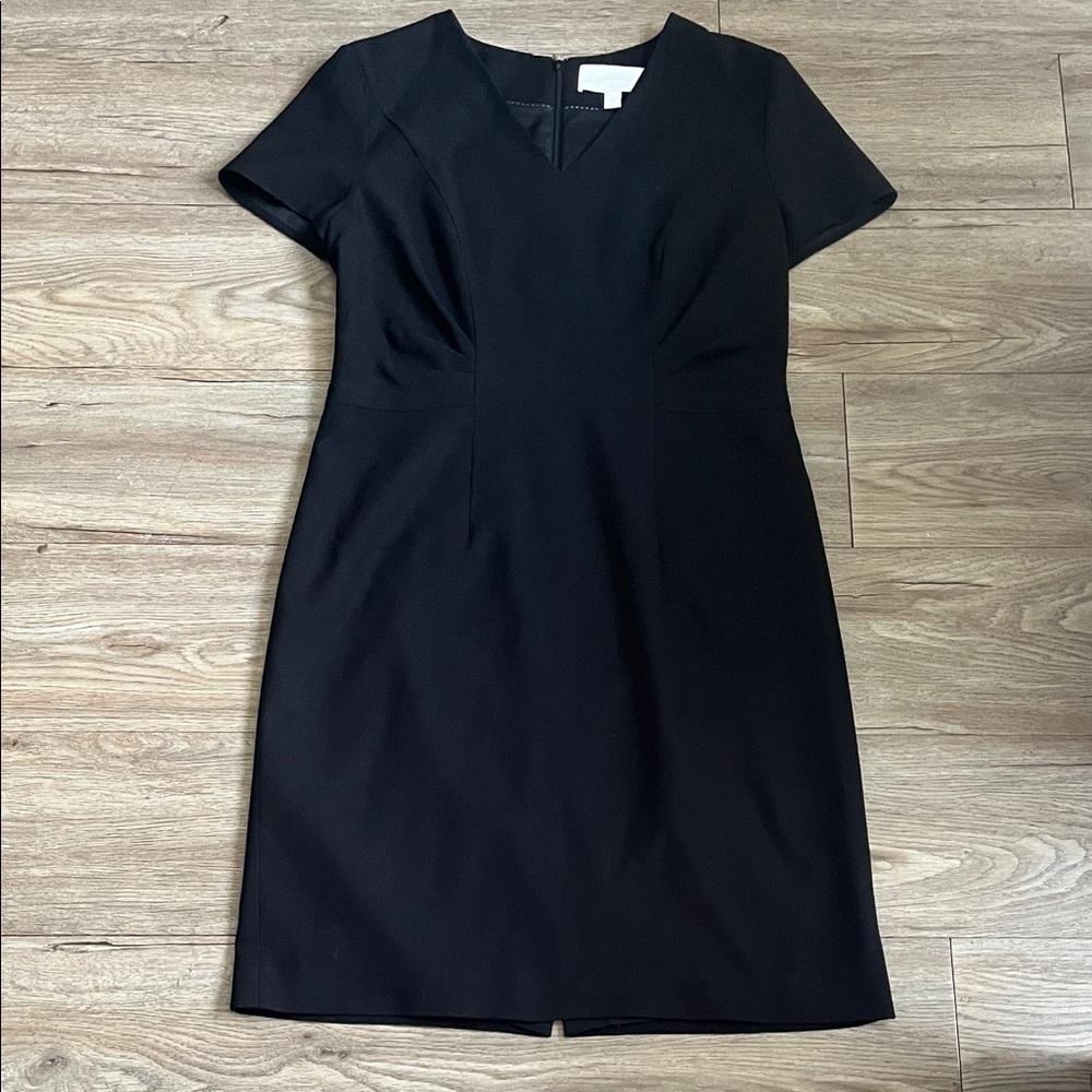 Hugo Boss Black V-Neck Short Sleeve Mini Dress